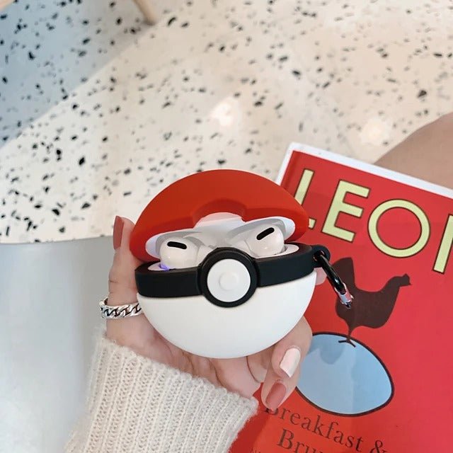 غطاء سماعات AirPods Pro على شكل بوكيمون بال - حالتي للشراء 2 و أغطية