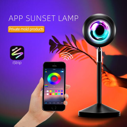 Projector APP/Remote Control Sunset Lamp Rainbow Sunset Lamp - My 2 buy