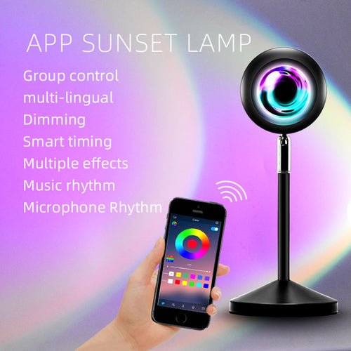 Projector APP/Remote Control Sunset Lamp Rainbow Sunset Lamp - My 2 buy