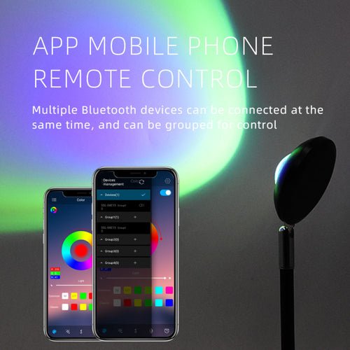 Projector APP/Remote Control Sunset Lamp Rainbow Sunset Lamp - My 2 buy