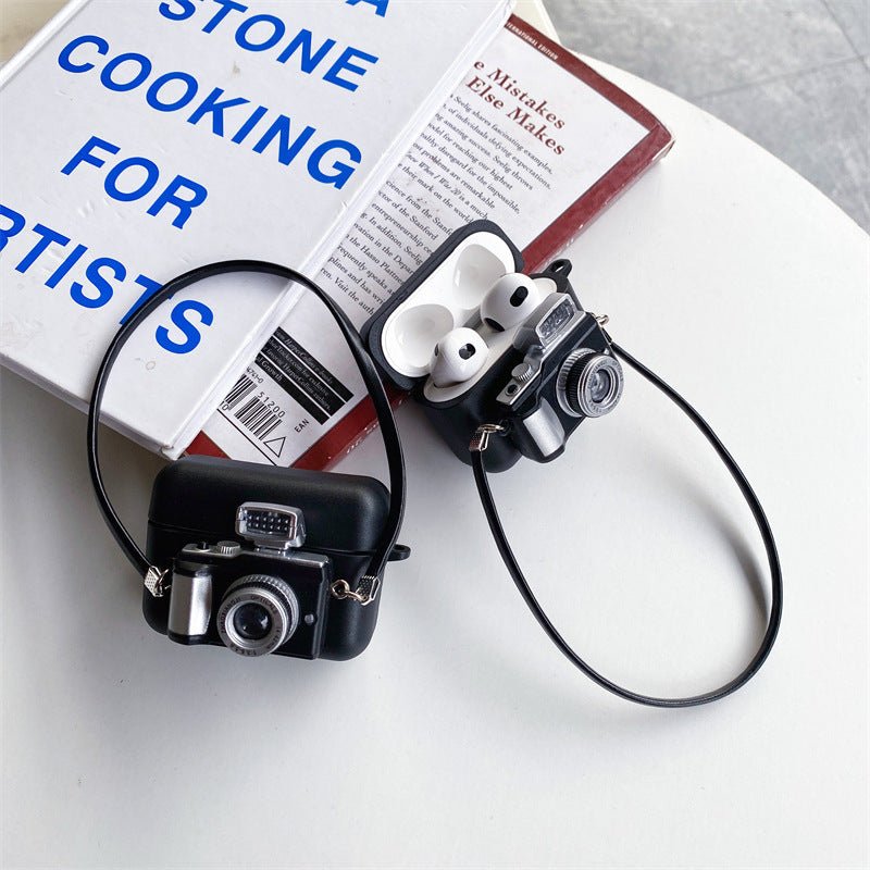Protective Retro Camera Wireless Bluetooth Headset Case - My 2 buyCases & Covers