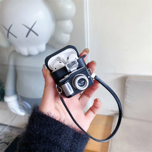 Protective Retro Camera Wireless Bluetooth Headset Case - My 2 buyCases & Covers