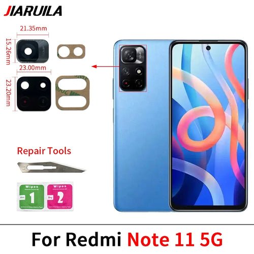 Rear Camera Lens For Xiaomi Redmi Note 13 12 11 Pro Plus 5G 4G Back - My 2 buyOther