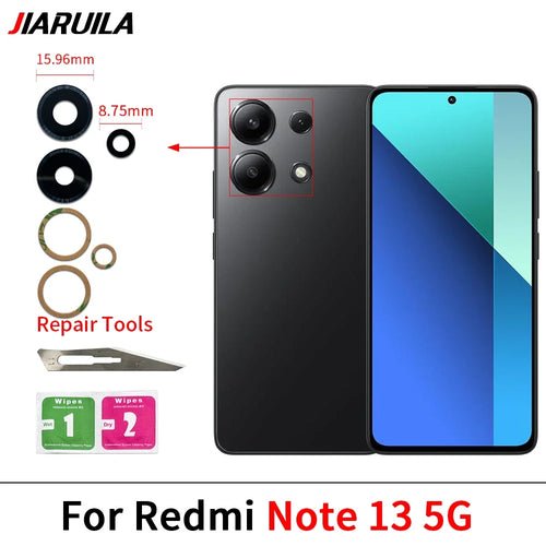 Rear Camera Lens For Xiaomi Redmi Note 13 12 11 Pro Plus 5G 4G Back - My 2 buyOther