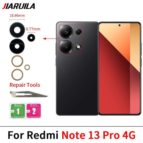 Rear Camera Lens For Xiaomi Redmi Note 13 12 11 Pro Plus 5G 4G Back - My 2 buyOther