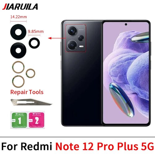 Rear Camera Lens For Xiaomi Redmi Note 13 12 11 Pro Plus 5G 4G Back - My 2 buyOther