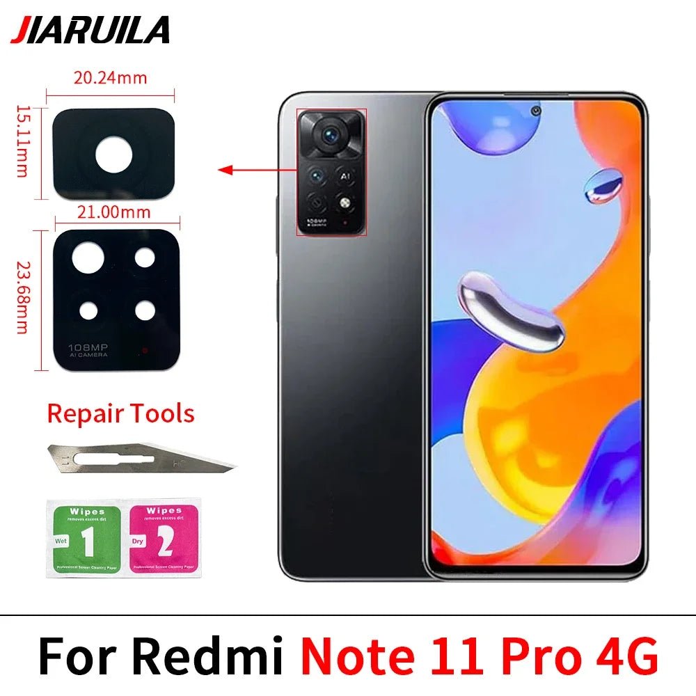 Rear Camera Lens For Xiaomi Redmi Note 13 12 11 Pro Plus 5G 4G Back - My 2 buyOther