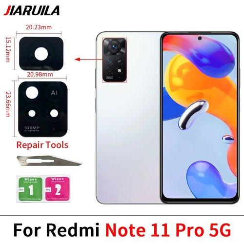 Rear Camera Lens For Xiaomi Redmi Note 13 12 11 Pro Plus 5G 4G Back - My 2 buyOther