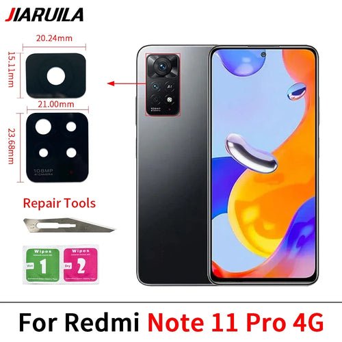 Rear Camera Lens For Xiaomi Redmi Note 13 12 11 Pro Plus 5G 4G Back - My 2 buyOther