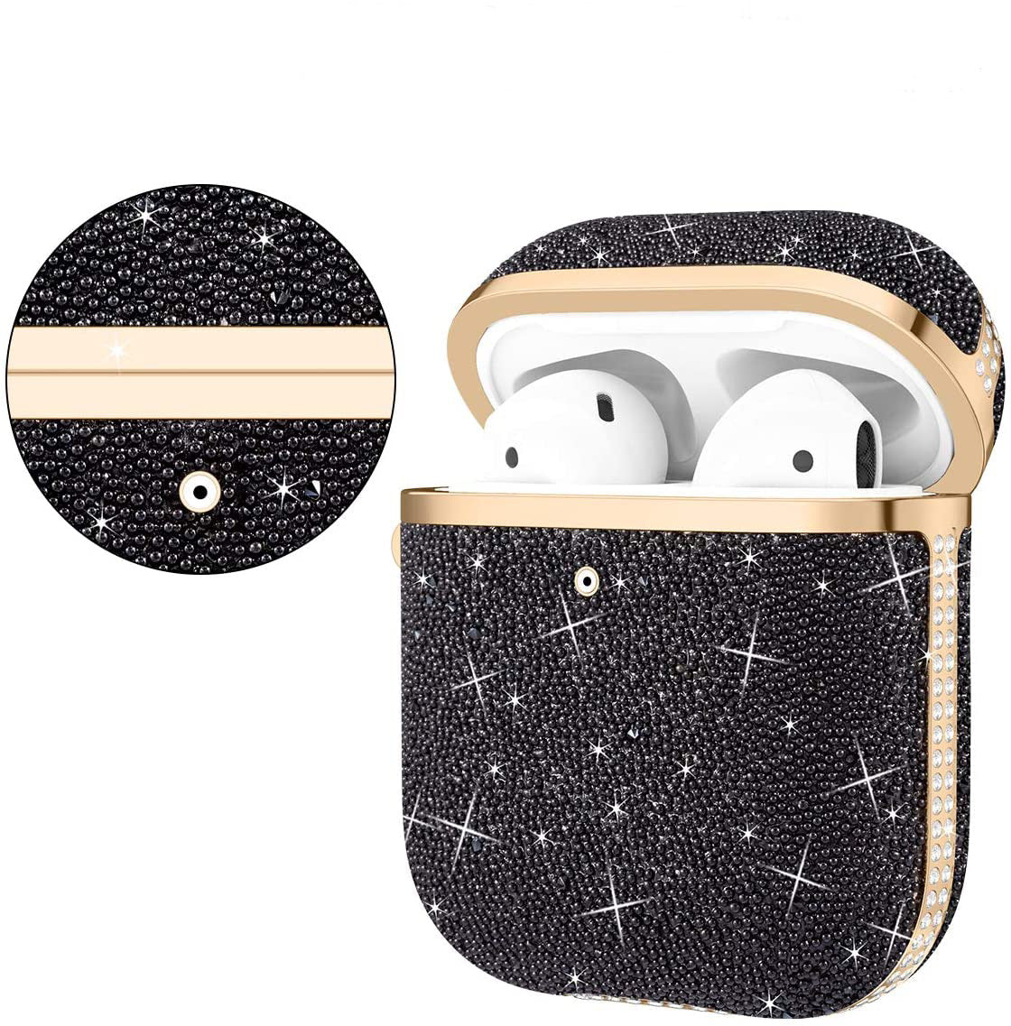 Soft Electroplating Fashion Star Diamond Earphone Sleeve - My 2 buyAudio & Video