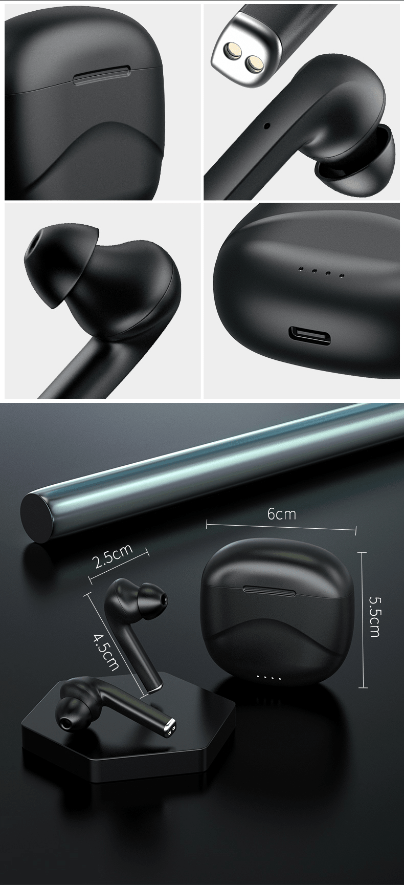 Sports TWS Wireless Bluetooth Earphones for Apple Huawei - My 2 buyAudio & Video