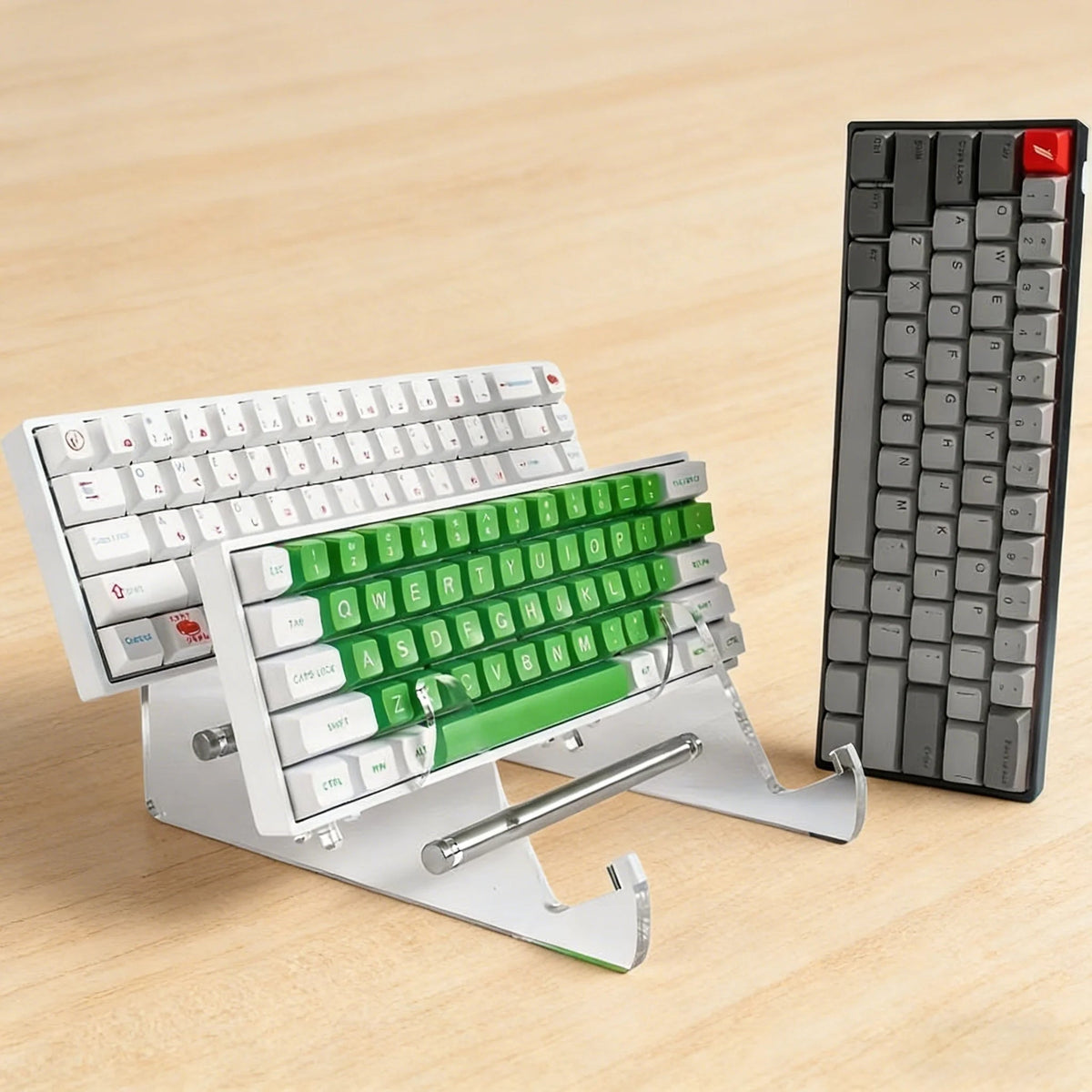 Transparent Acrylic Keyboard Stand, Multi-Layer Display Holder for - My 2 buyOther