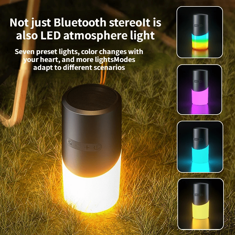 Waterproof Portable Wireless Bluetooth Speaker with RGB Light - My 2 buyTech Accessories