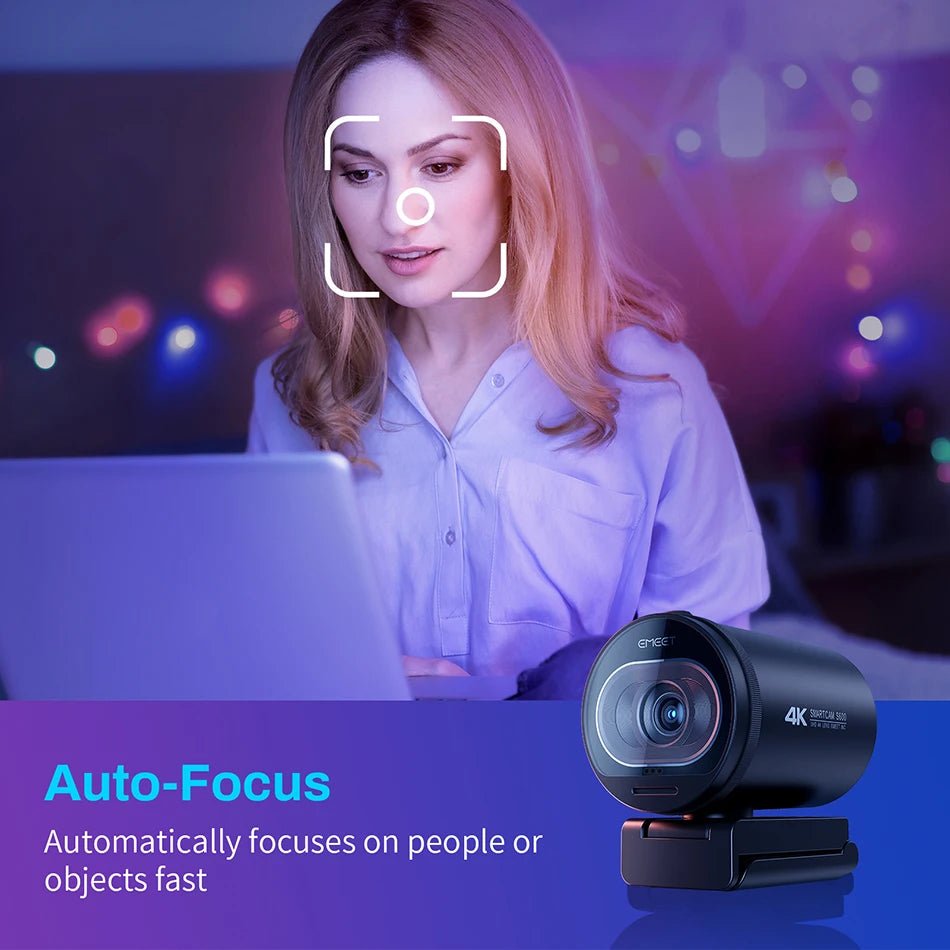 Webcam 4K Streaming Web Camera 1080P 60FPS USB Camera EMEET S600 - My 2 buyOther