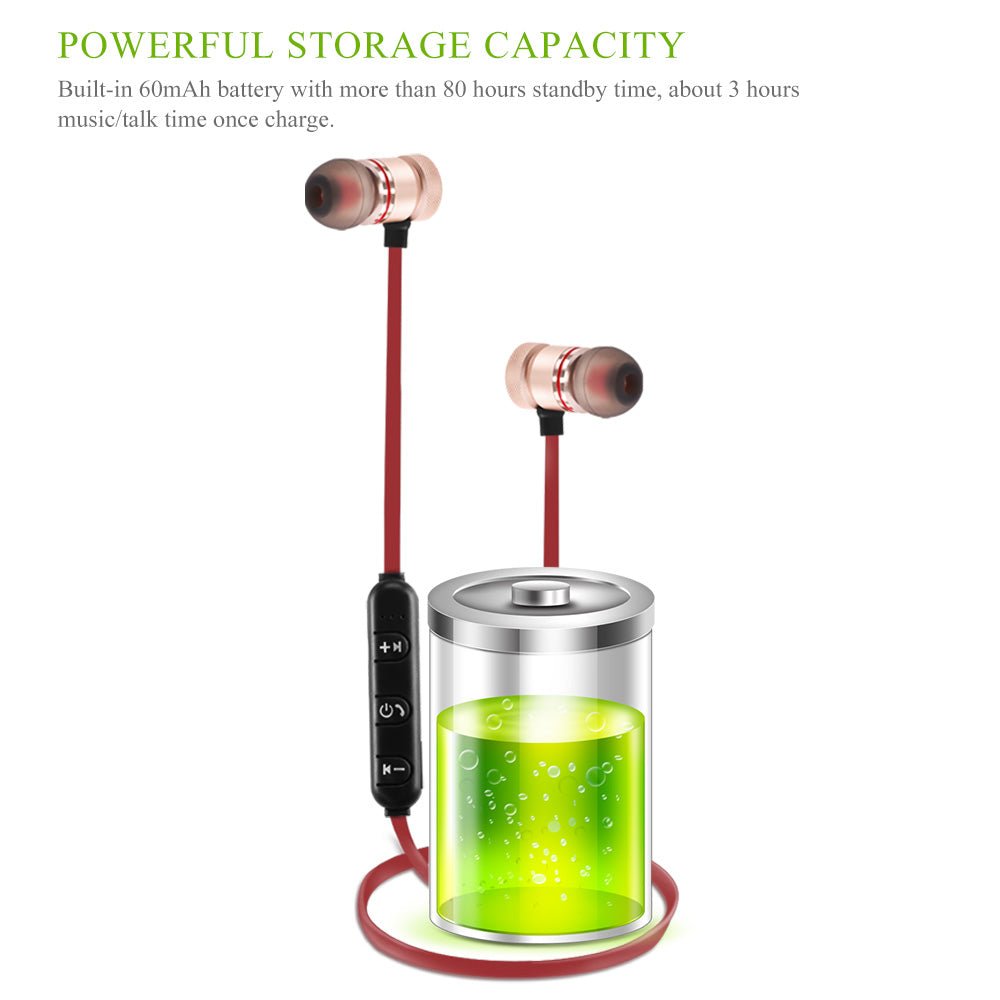 Wireless Bluetooth 4.0 Headset Sports Earphones - My 2 buyAudio & Video