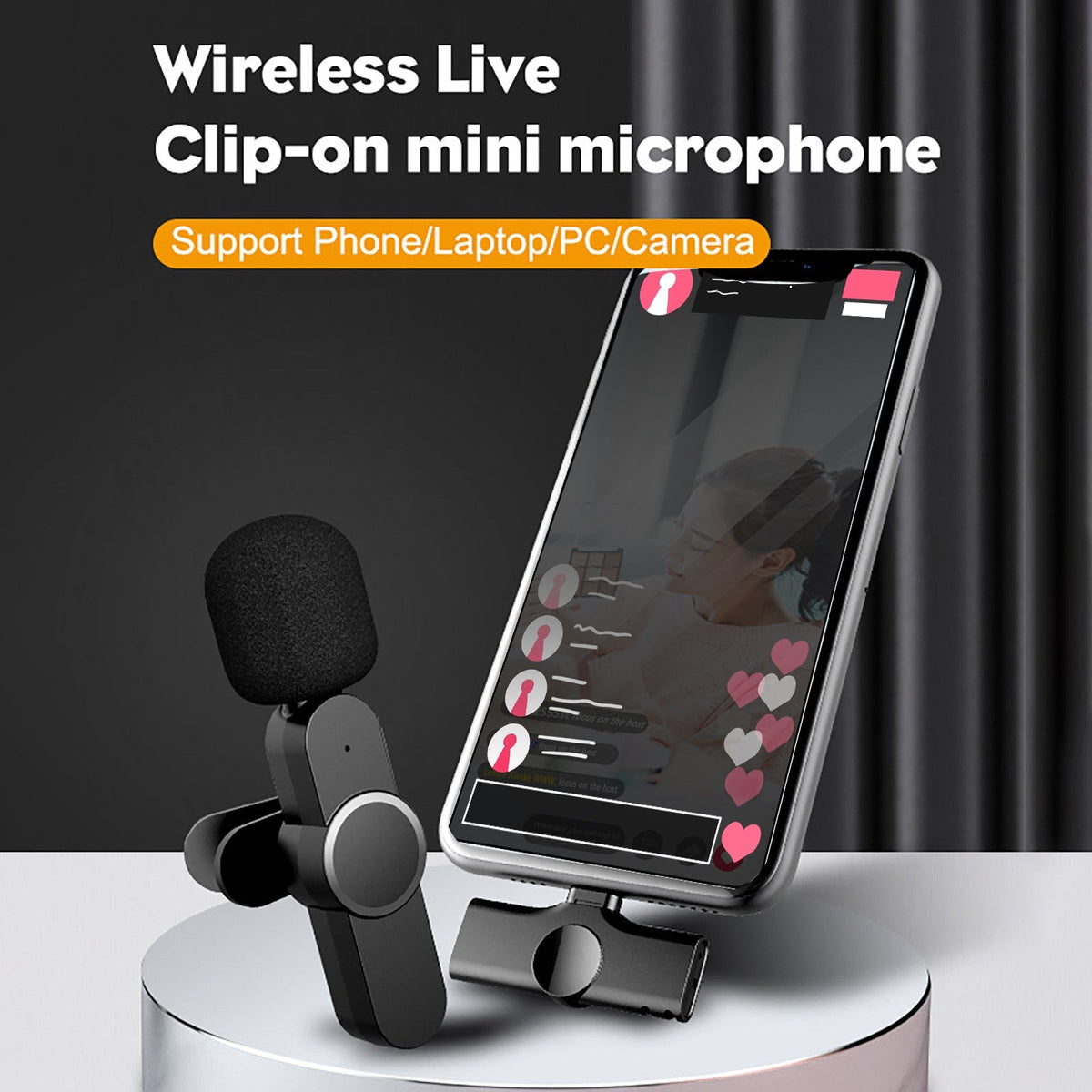 Wireless Lavalier Microphone Lapel Clip For Android Phone - My 2 buyCases & Covers