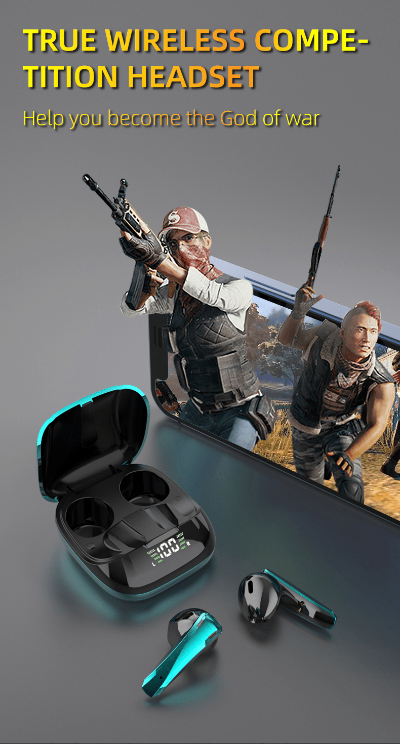 Wireless TWS Gaming Bluetooth 5.0 Earphones With Microphone - My 2 buyAudio & Video