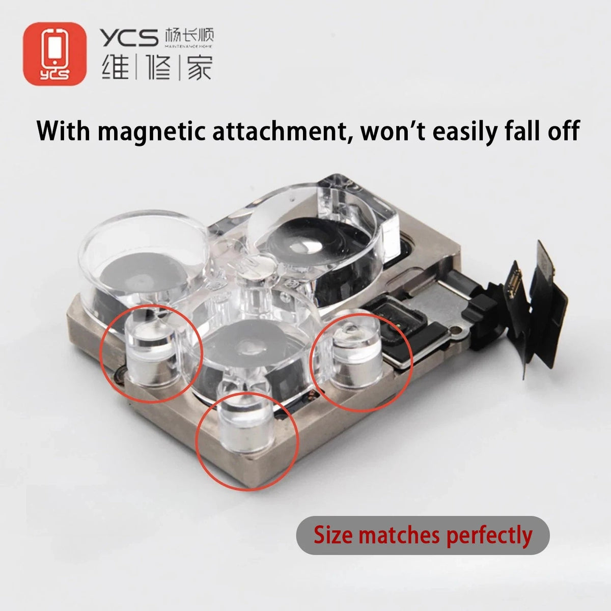 YCS 4 in 1 Magnetic Adsorption Back Rear Camera Repair Protection Cap - My 2 buyOther