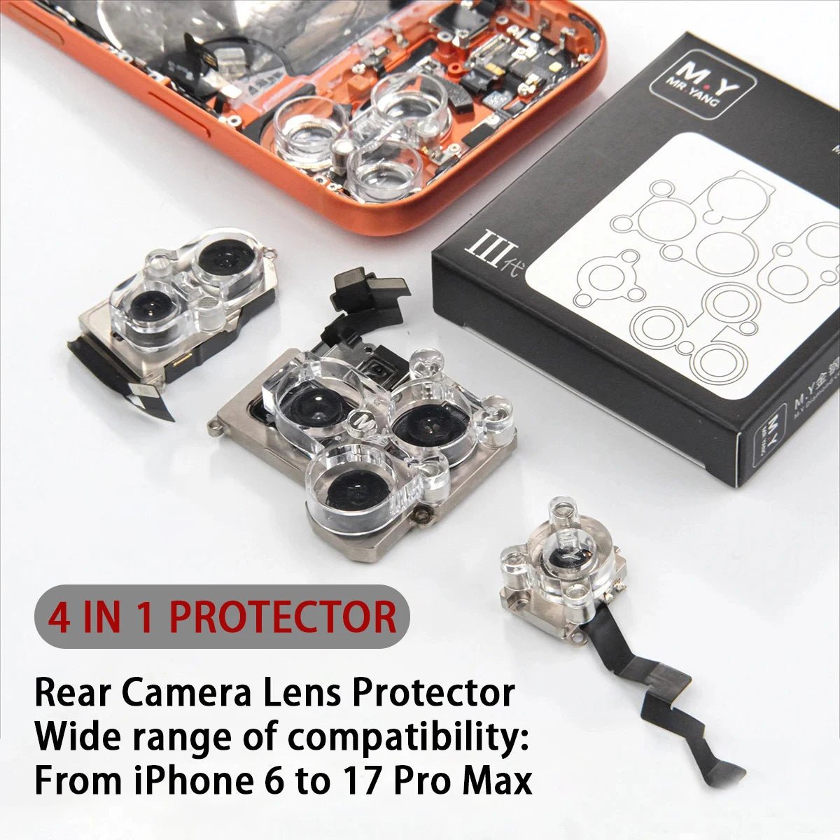 YCS 4 in 1 Magnetic Adsorption Back Rear Camera Repair Protection Cap - My 2 buyOther